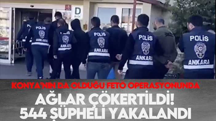 Konya'nın da olduğu FETÖ operasyonunda ağlar çökertildi! 544 şüpheli yakalandı pusulahaber.com.tr/konyanin-da-ol… 
#Konya KONYA