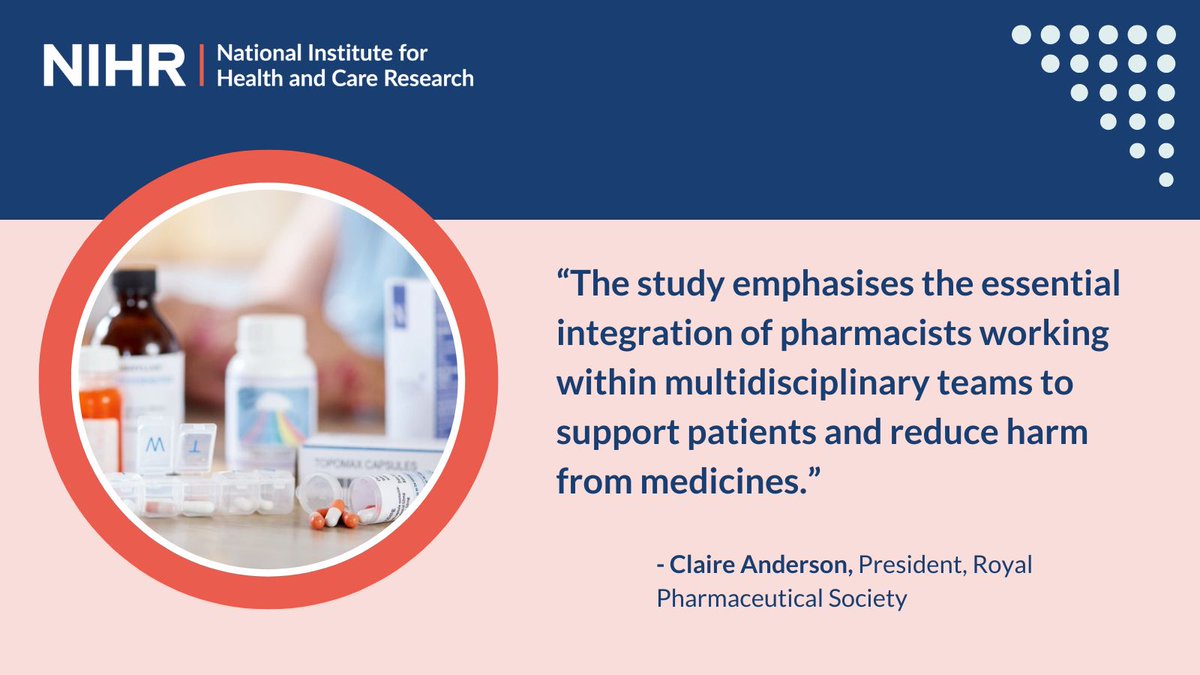 A new review has suggested ways to improve deprescribing in primary care including: ✅ Clearly-defined roles 💬 Routine discussions about deprescribing 🧍 Patient & carer involvement Learn more: evidence.nihr.ac.uk/alert/how-to-d… @UoS_PrimaryCare @arc_wessex @UoS_Medicine @PharmacyNewsUK