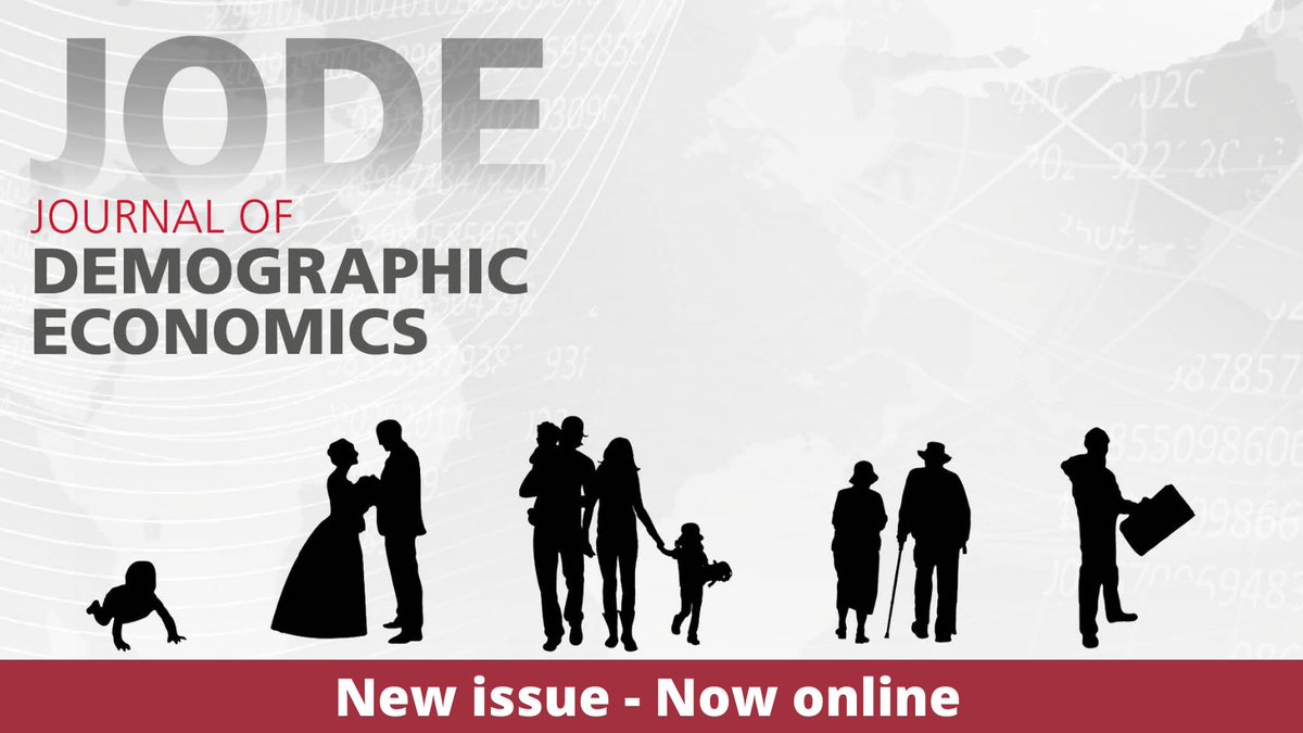 New Issue of Journal of Demographic Economics now available 📚 cup.org/3UYg9IQ