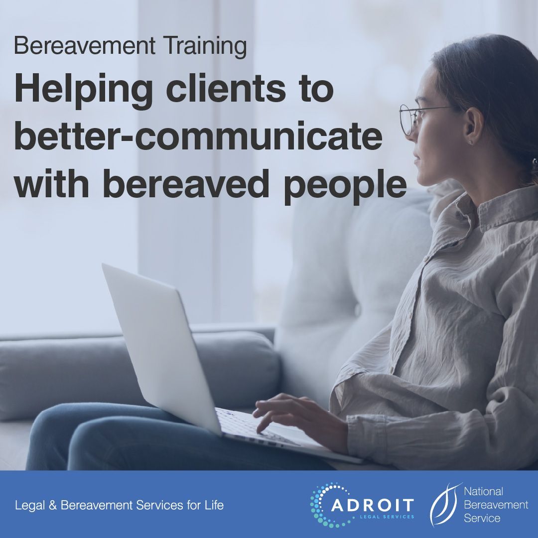 🤝🏽 Help your team manage bereavement better! 

Professional bereavement training from Adroit &amp; NBS equips your people with practical help to support those going through what can be an incredibly challenging time.

📱 buff.ly/3qvC79G