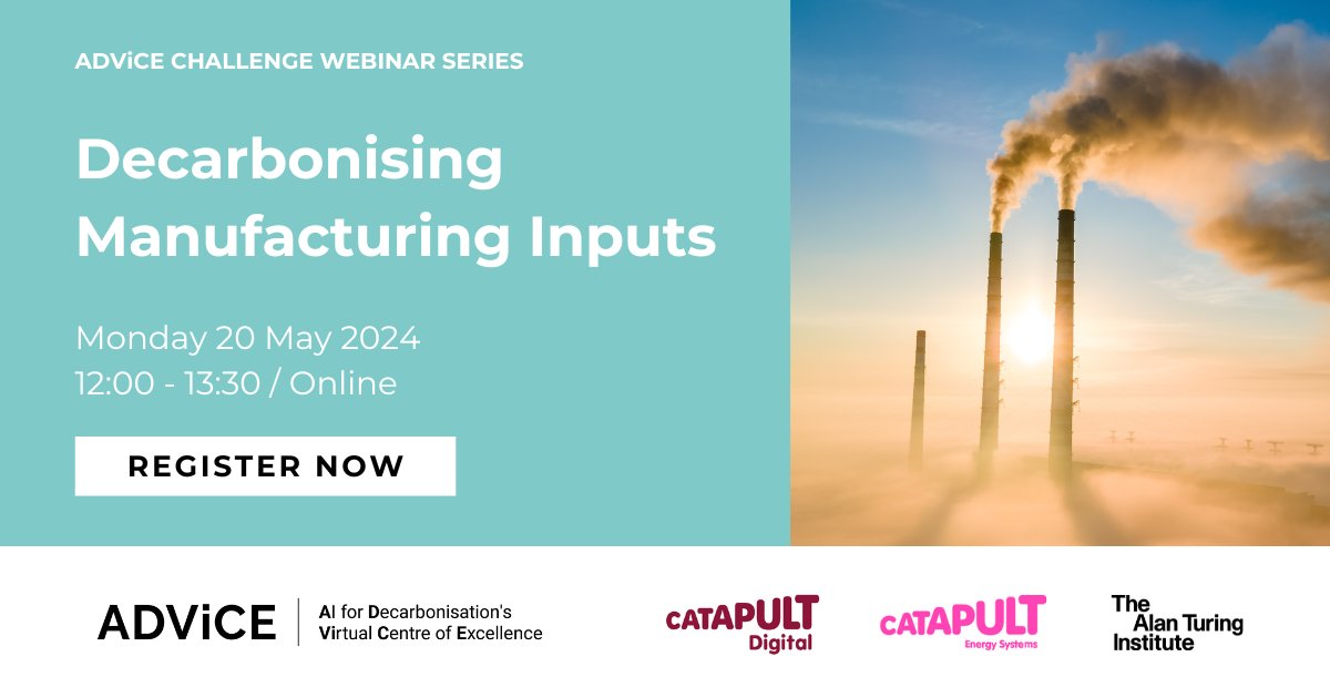 ⛓️ Interested in learning more about leveraging #AI for data analysis and visualisation within #supplychains? 🍃 Register for the next #decarbonisation webinar delivered by digital Catapult and @turinginst to explore #netzero technology applications: ow.ly/neaj50RAyVV