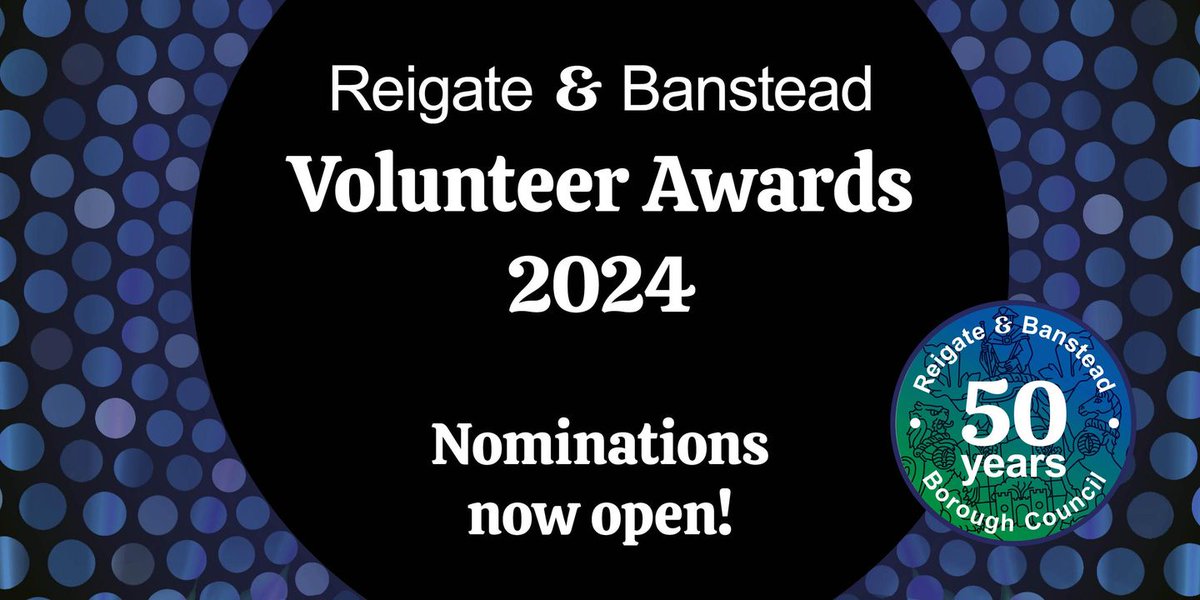 🤩📢 Nominations for the Reigate & Banstead Volunteer Awards 2024 are now open!📢 Find out more on our website: varb.org.uk/reigate-banste… #VolunteerRecognition #CommunityHeroes #VolunteerAwards #GetInvolved