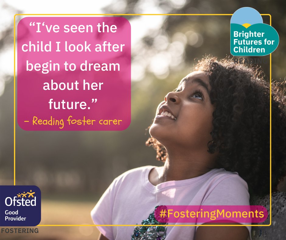 Foster a child and you foster the future. Like our foster carers do. Meaningful moments with care and kindness create a foundation for a child or young person to forge their future. Enquire now: ⭐️ readingfostering.co.uk #FosteringMoments #rdguk #foster #FosterCare