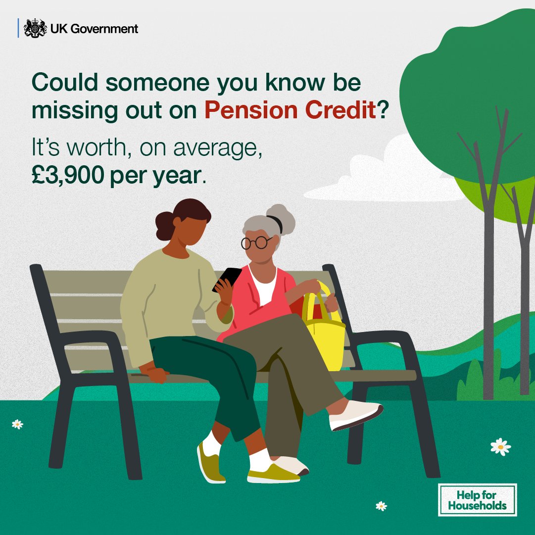 In #SouthGlos, there is over £4million going unclaimed in Pension Credit which tops up state pensions and opens doors to other benefits. If you know someone who could be eligible, encourage them to get in touch, call 0800 953 7778 or visit orlo.uk/Cost_Of_Living…