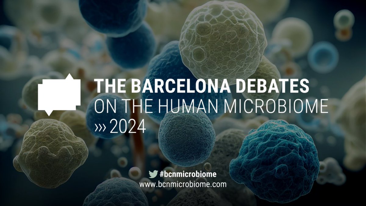 🤔 What determines the composition of our microbiome, and how does it evolve? Researchers @gordoisabel1 (@IGCiencia) and @arnauvich (@VIB_microbes) will delve into this topic at The Barcelona Debates on the Human Microbiome 2024. Register here: 👇 bcnmicrobiome.com
