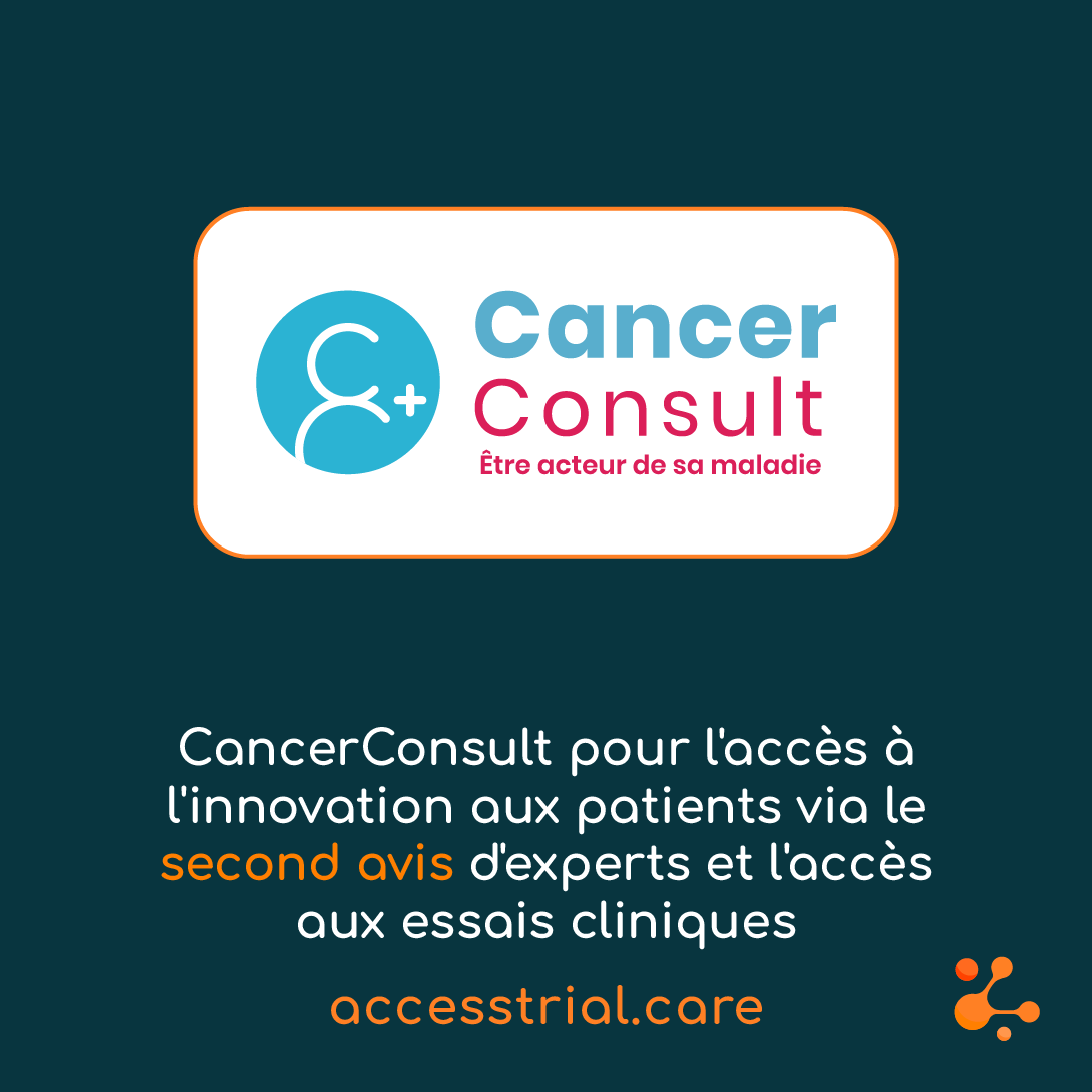 Notre groupe se place au coeur de l'innovation. AccessTrial permet l'accès à l'innovation aux professionnels de santé, NetCancer les forme sur les molécules innovantes, CancerConsult donne accès à l'innovation aux patients via le second avis.#accesstrial #netcancer #cancerconsult