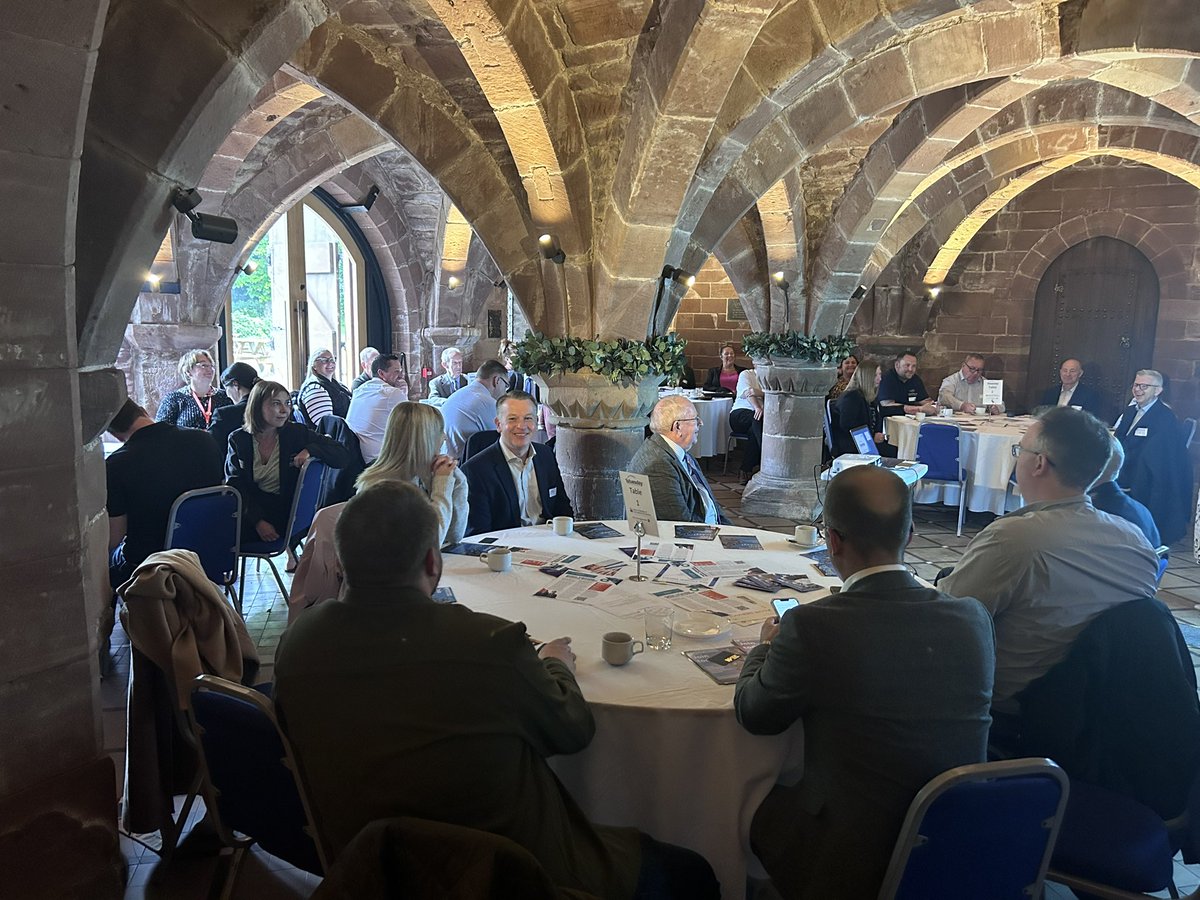 HaltonChamber's tweet photo. #1stuesday breakfast networking at @NortonPriory this morning, celebrating 50 years of Halton!
#Runcorn #Widnes #visithalton https://t.co/CoEqU40C8V