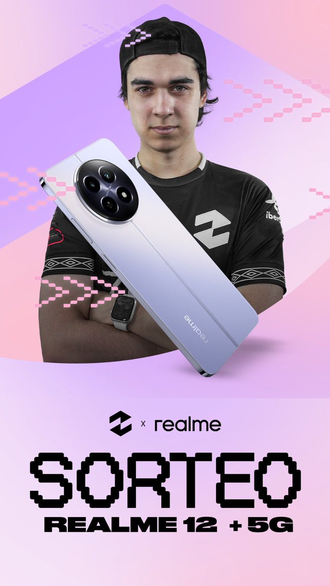 📢 Gracias a los chicos de <a href="/realmeespana/">realme España 🐱</a> y <a href="/ZetaGaming/">ZETA Gaming</a> tenemos un SORTEAZO del nuevo realme 12 Series 5G.

Requisitos:
👤 Seguir a <a href="/ZetaGaming/">ZETA Gaming</a>  <a href="/realmeespana/">realme España 🐱</a> y <a href="/ElOjoNinja/">Dani Vaquero</a> 
🔁 RT al tweet 
💭 Comentar con el hashtag #realme12Series5G