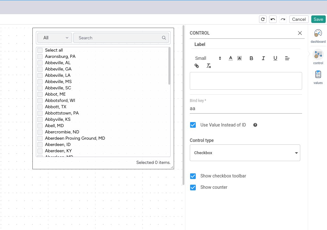 InzataDev's tweet image. 🆕 feature in the #InBoard module: the searchable list box for #controllers!🚀 Now users can easily search 🔍 for items and keep track with the counter💻