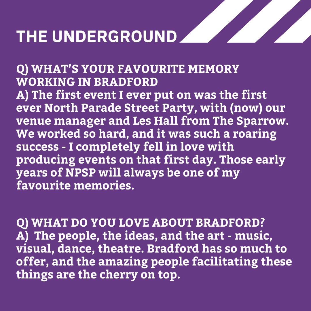 ⭐BID Member Spotlight⭐The Underground has become one of Bradford's most popular night time venues. We caught up with owner, Nigel Booth to find out about his favourite memory, plans for the future and why he loves Bradford. #BradfordCityCentre #BradfordEvents #BradfordNightTime