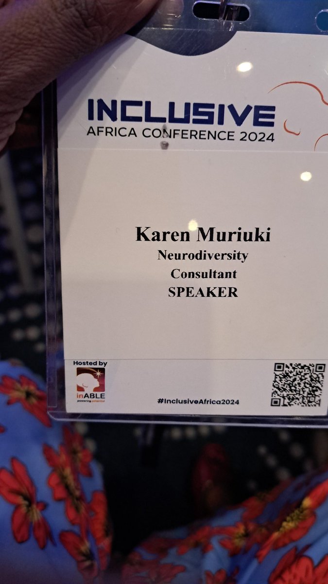 It is my 3rd year in a row and I'm supper happy to really amplify autistic and neurodivergent people to be a part of the @inABLEorg conference Karibu #InclusiveAfrica2024 #ActuallyAutistic #Neurodiversity