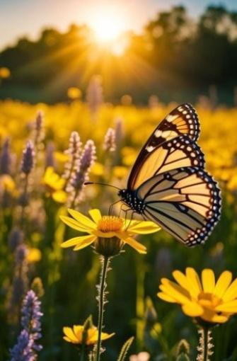💛🌺🦋 GM İ wish everyone a wonderful Tuesday. 🦋 You must bloom for the butterflies to find you.. 🦋🌺