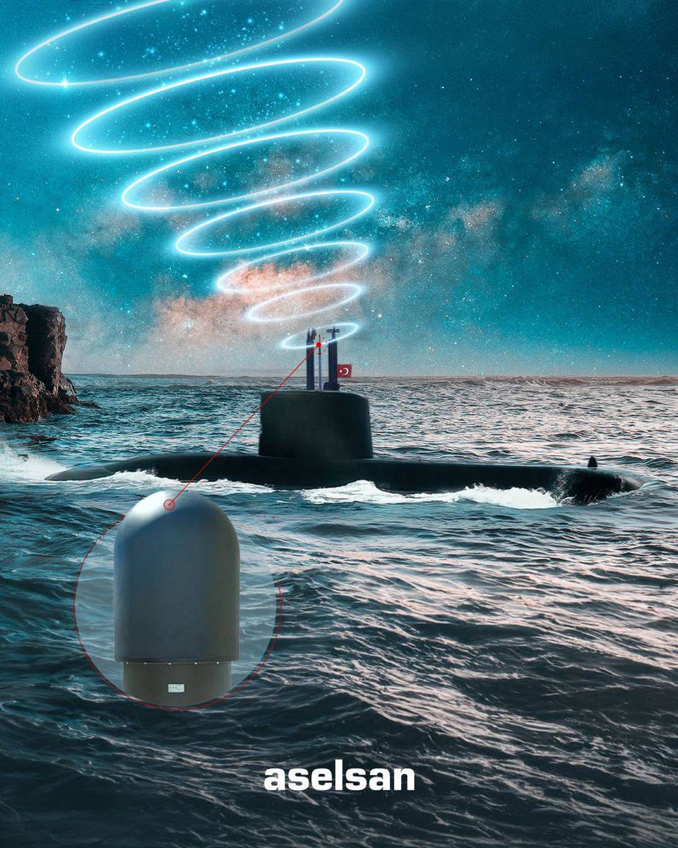 ⚓️🛰 Denizin altından uzayın derinliklerine...

#ASELSAN Denizaltı Uydu Haberleşme Terminali, hassas stabilize özelliği ile her koşulda denizaltıların ufuk ötesi görüntü, ses ve veri haberleşme ihtiyaçlarını karşılıyor.