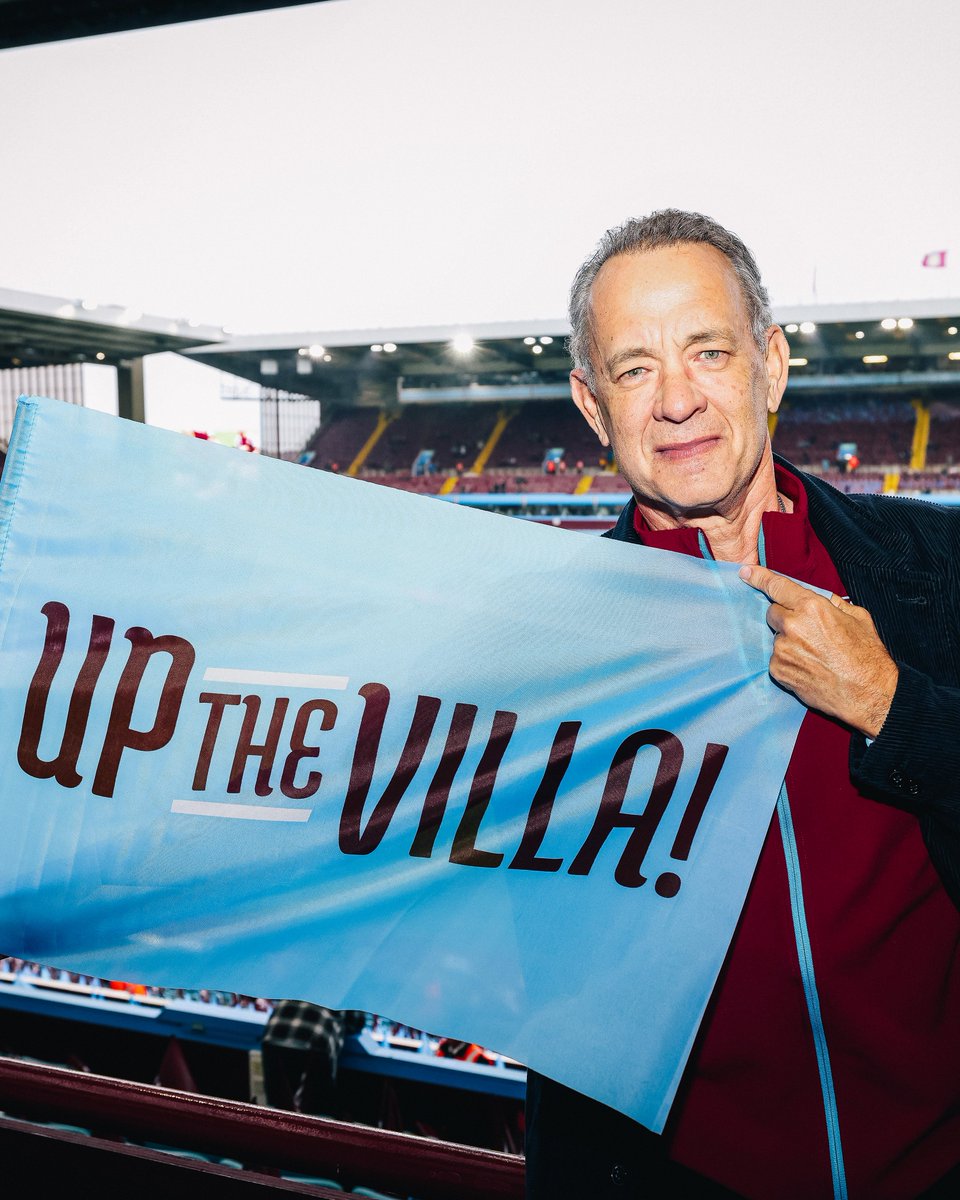 UP THE VILLA! 💜 @TomHanks