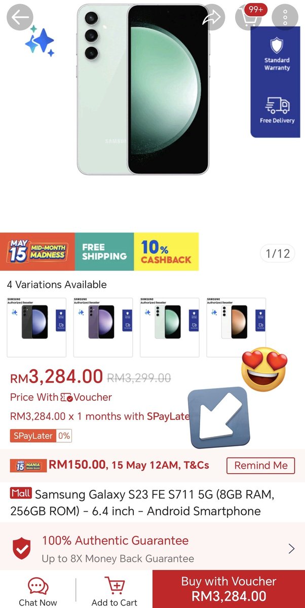Samsun buat hal ‼️ Besok harga handphone Samsun Galaxy S23 ni jadi RM150 jerr gaiss‼️🔥🔥 Pakat tag clan masing2, smoga ada rezeki kali ni💪✨ Target satu jer dulu gaiss, lebih2 nt smua melepas✌️