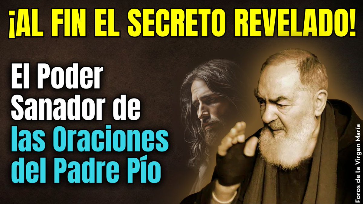 🎬 Descubre el Misterioso Don que Dios entregó al Padre Pío: El Poder Sanador de sus Oraciones Ver video 👉 youtu.be/NvM5j_3gKrM