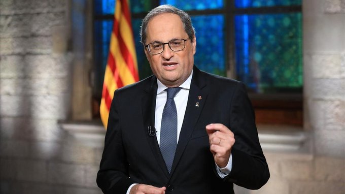 El 14 de maig de 2018 el Parlament de Catalunya va nomenar el MH Quim Torra 131è President de la Gtat. El Parlament mai no el va reprovar però, la 'justícia espanyola' el va destituir. És membre de la llarga i honorable llista de Presidents de Catalunya perseguits per Espanya.