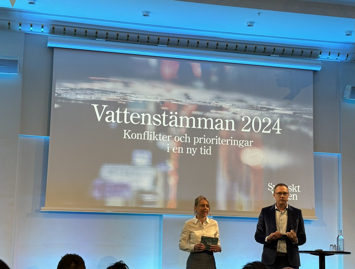 Nu startar Vattenstämman 2024!
Två dagar av välbehövligt kunskapsutbyte och branschgemenskap. Värdar för årets #vattenstämma är Kungsbacka kommun , Mölndals stad och Härryda kommun tillsammans med <a href="/SvensktVatten/">@SvensktVatten</a> 
#vatten #naturresurs #livsmedel #hållbarvattenanvändning