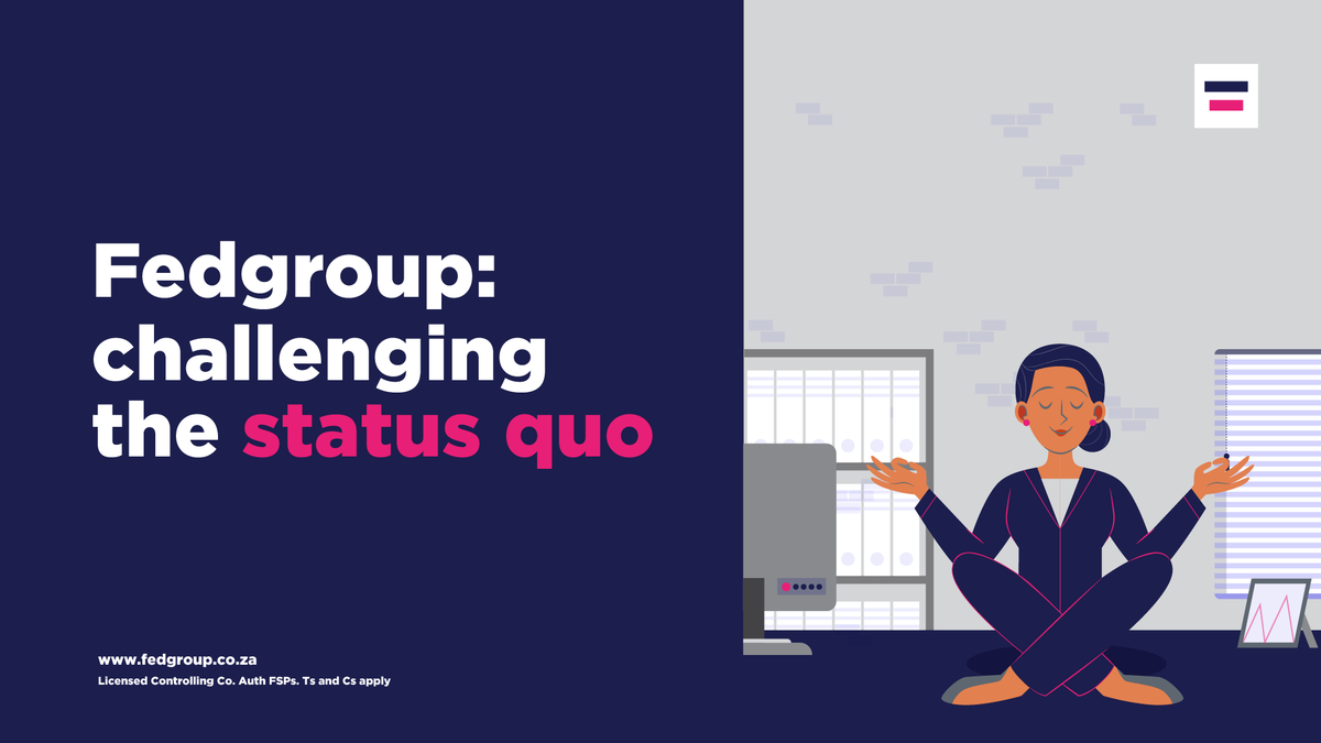 Fedgroup's tweet photo. We are #Fedgroup, of course you know us to be the financial services provider that pushes boundaries, breaks moulds and challenges the status quoβ¦
Well, financial advisors, we have got news for you! Stay tuned! π π₯ π₯ π₯
#SimplifyingTheWorldOfInvesting https://t.co/JkvQr0oNyA