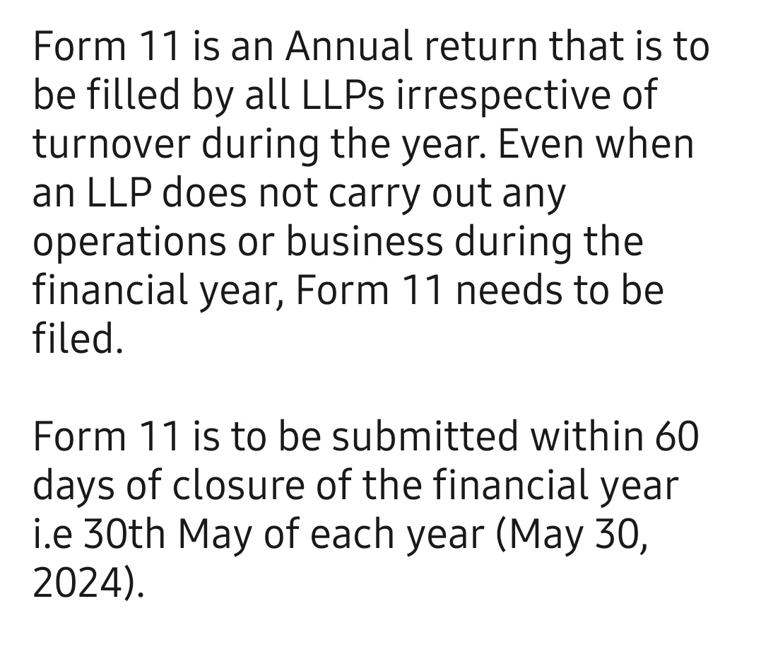 RRHAssociates's tweet image. #Form11 #LLP #AnnualReturn