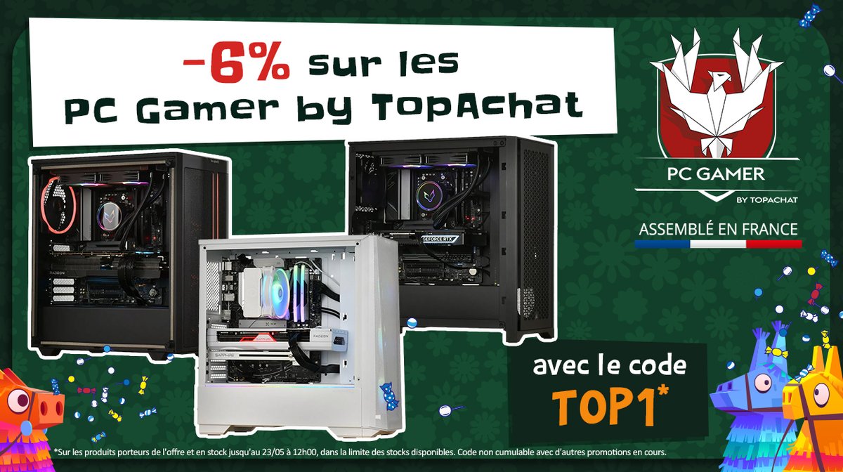 🔥 #25AnsTopAchat 🔥 -6% sur les #PCbyTopAchat ! ➡ Code TOP1 ! topachat.com/pages/produits…