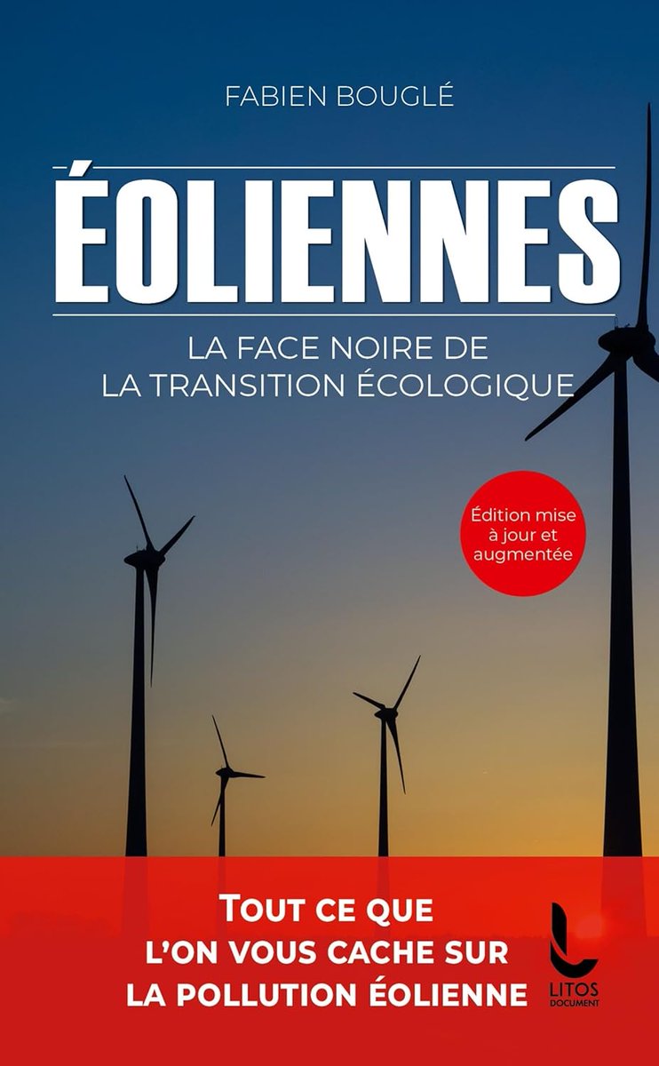 ATTENTION A paraître le 15 mai ! Apres 20.000 exemplaires vendus, mon livre Éoliennes la face noire de la transition écologique sort en poche au prix de 7,90 euros le 15 mai pour une diffusion massive 👍👍👍 'Tout ce que l'on vous cache sur la pollution #éolienne !' 🔽🔽🔽