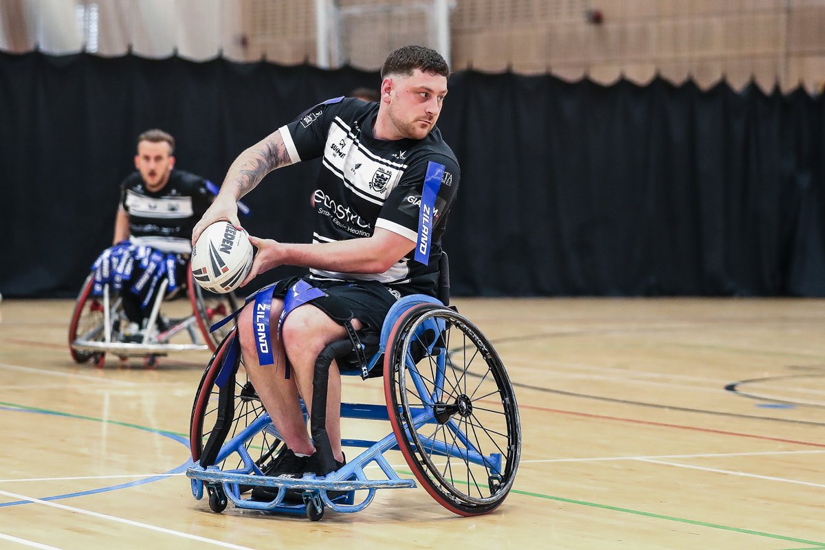 Brilliant to see our Wheelchair team back in action for the first time in 2024 on Saturday evening 👏 The Betfred Wheelchair Super League gets underway on June 16th against at home against reigning champions Wigan Warriors 🔜 ⚫️⚪️ #COYH | @ecostrad