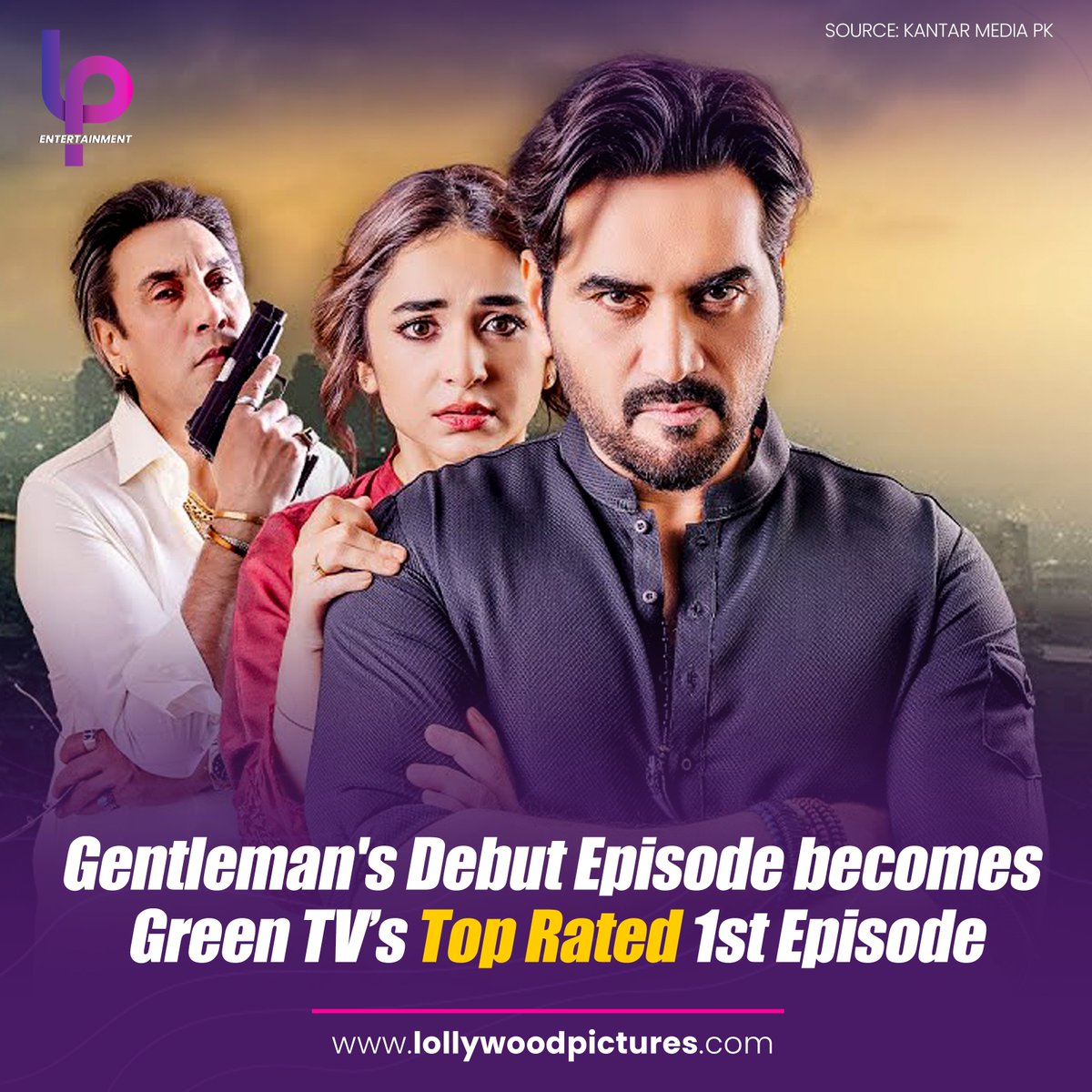 Green TV's new mega drama serial Gentleman's debut episode has become the highest rated 1st episode in Green TV history. No other drama has achieved the rating of more than 4.5 TRP except Gentleman. That's a massive start. 👏🔥 #HumayunSaeed #AdnanSiddiqui #YumnaZaidi