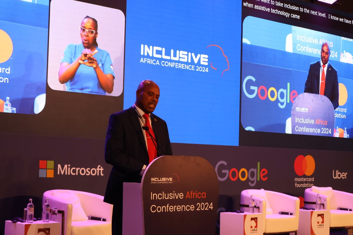 Parting shot from @KILaibuta“We proud to see those Tech companies that have come on board to support learners with assistive devices and truly appreciate their commitment to see institutions equipped with the right devices for ease of learning' #IAC2024 #IncusiveAfrica2024