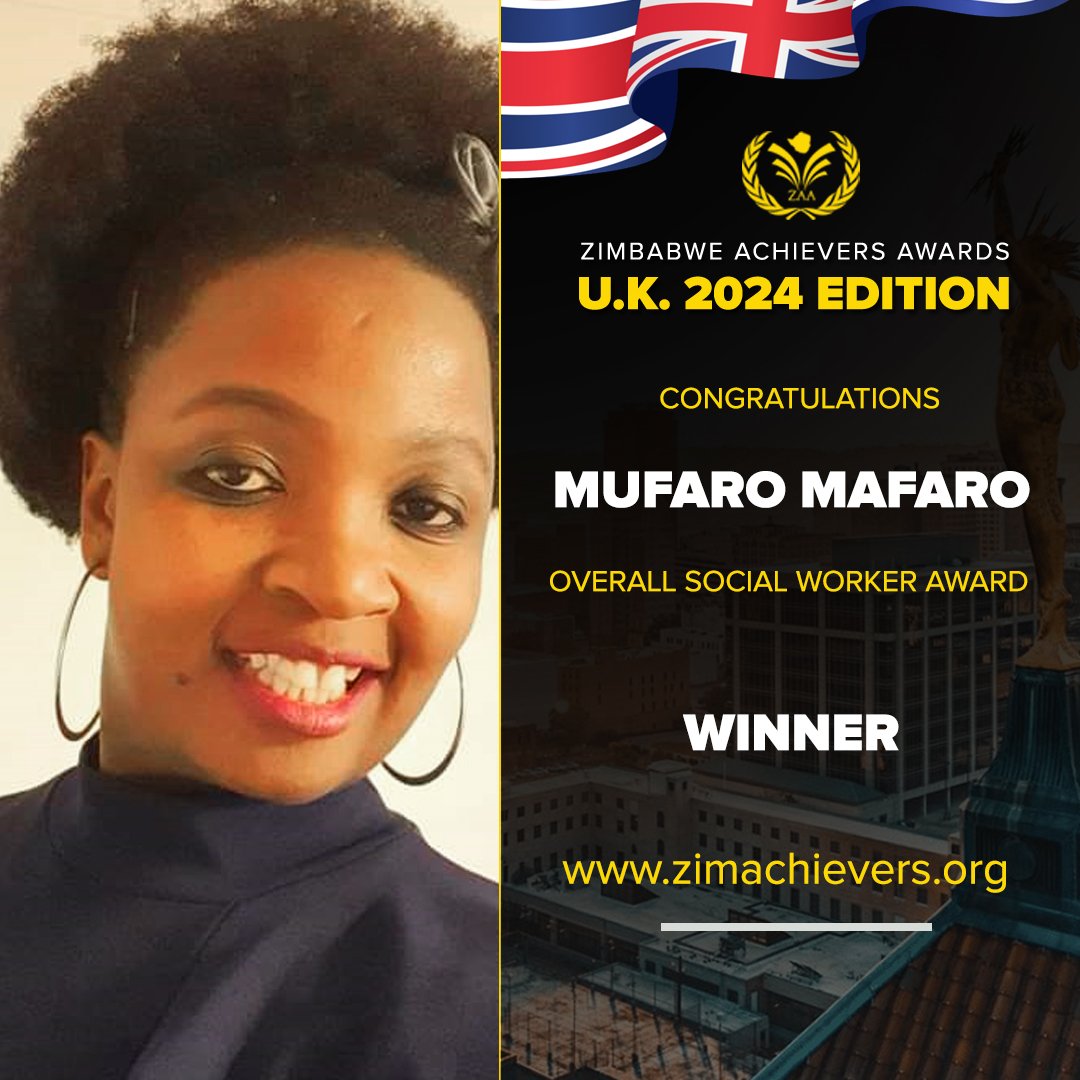 Zimbabwe Achievers (@zimachievers) on Twitter photo Congratulations to MUFARO MAFARO the Z.A.A U.K 2024 Edition RECIPIENT OF THE OVERALL SOCIAL WORKER OF THE YEAR AWARD.
@MUFARO_MAFARO
Special thanks to our sponsor <a href="/remitly/">Remitly π</a>
for making this event a success.
Follow us on <a href="/zimachievers/">Zimbabwe Achievers</a>
#zimachievers #letscelebrateus #zimbos Congratulations to MUFARO MAFARO the Z.A.A U.K 2024 Edition RECIPIENT OF THE OVERALL SOCIAL WORKER OF THE YEAR AWARD.
@MUFARO_MAFARO
Special thanks to our sponsor <a href="/remitly/">Remitly π</a>
for making this event a success.
Follow us on <a href="/zimachievers/">Zimbabwe Achievers</a>
#zimachievers #letscelebrateus #zimbos
