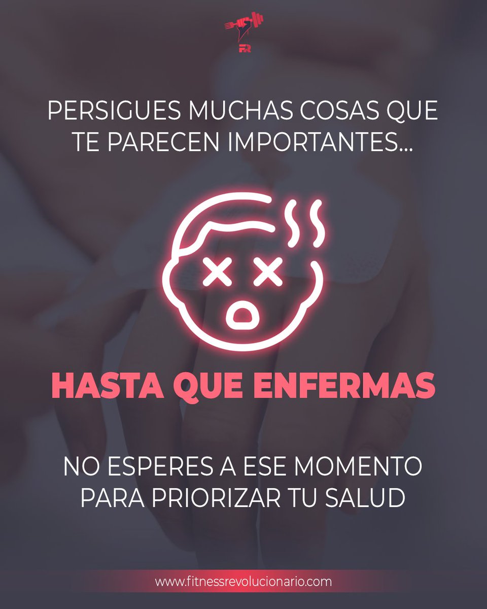 Como dicen, si no dedicas tiempo a tu salud hoy, tendrás que dedicar mucho tiempo a curar tu enfermedad mañana.

Recuerda, la salud es la mayor riqueza.