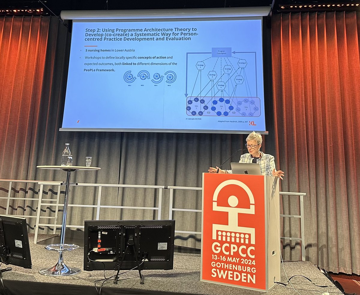 Our member Prof Hanna Mayer presenting her work on the development of the PeoPLe framework