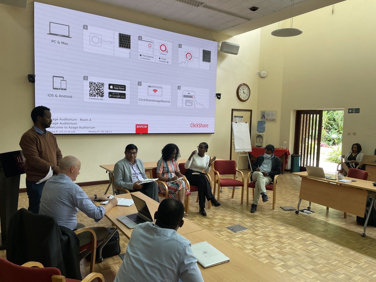 Nice learning event on innovations in digital agriculture taking place in @ILRI addis campus @CGIAR @CGIARAfrica @CIMMYT @digitalgreenorg - different approaches to reaching farmers through digital advisory #digitalagriculture