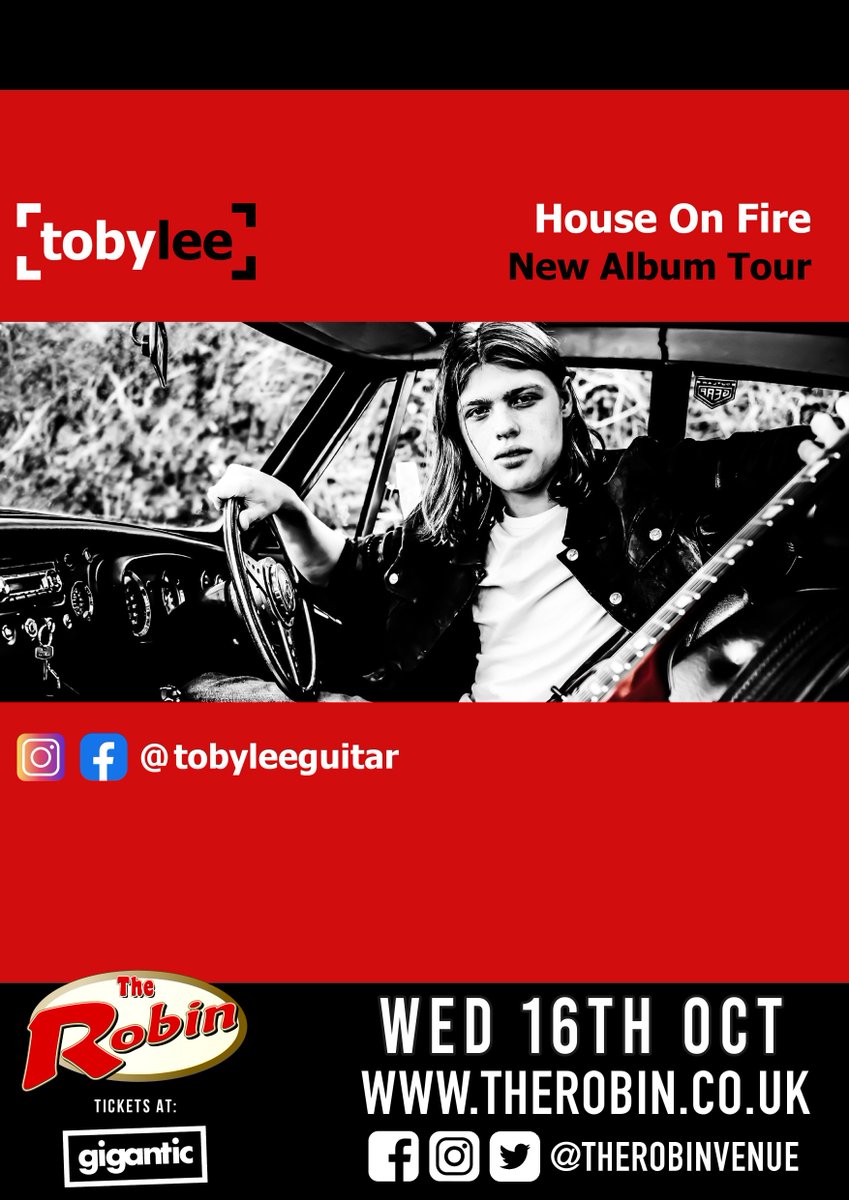 🚨 NEW SHOW ALERT 🚨 We're absolutely thrilled to have blues virtuoso Toby Lee with us at The Robin Wednesday 16th October!! 🎸 Tickets will go on sale Wednesday 15th May at 10am Sign up to get your ticket reminder here: buff.ly/3K5eVoV #tobylee #blues #livemusic