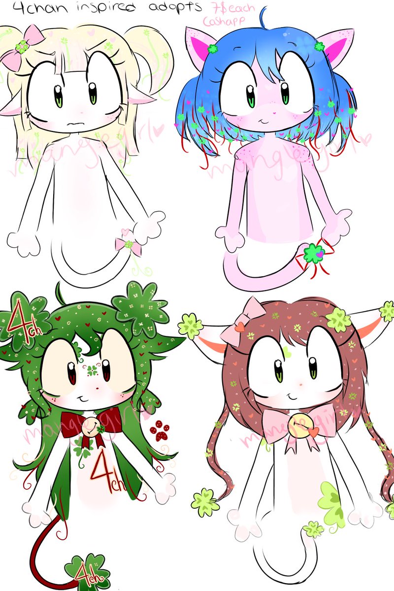 4chan inspired adopts :) Sorry if they look bad