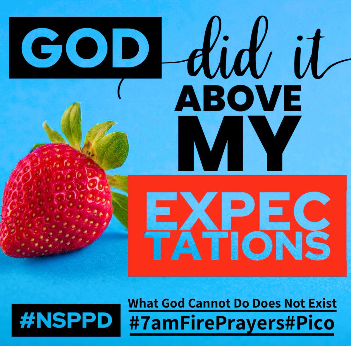 🗣Dear NSPPDians, GOD DID IT . ABOVE MY EXPECTATIONS.🙏🙏🙏🙏💃💃💃#NSPPD #7amFirePrayer