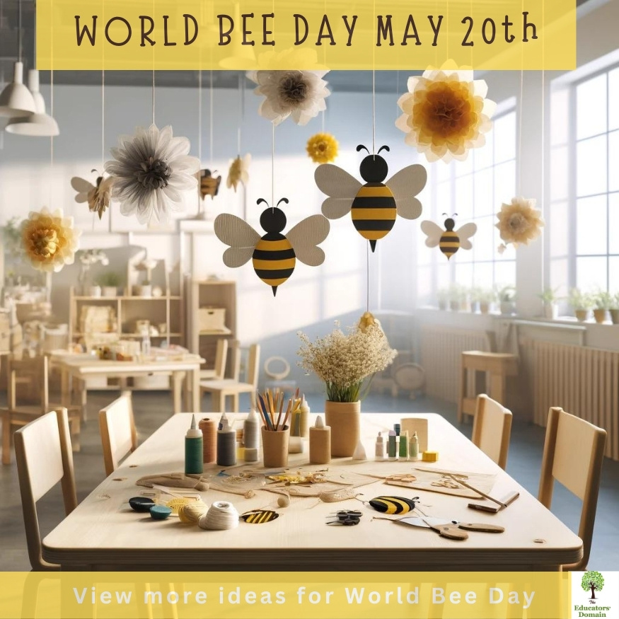 🐝𝟓𝟎 𝐄𝐱𝐜𝐢𝐭𝐢𝐧𝐠 𝐂𝐫𝐚𝐟𝐭𝐬 𝐚𝐧𝐝 𝐆𝐚𝐦𝐞𝐬 𝐟𝐨𝐫 𝐖𝐨𝐫𝐥𝐝 𝐁𝐞𝐞 𝐃𝐚𝐲🐝►educatorsdomain.com.au/post/busy-bees… #WorldBeeDay #SaveTheBees #BeeAwareness #BeeLove #Beekeeping #NatureConservation #Pollinators #ProtectOurPollinators #Honeybees #BeeLovers #EducatorsDomain