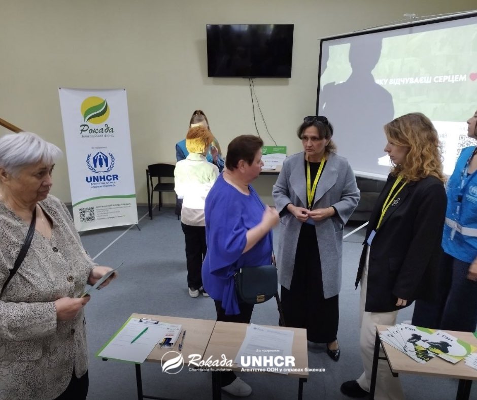 @ROKADA_CF with the financial support @UNHCRUkraine held an educational lecture in the #Khmelnytskyi region📚 The participants analyzed the topic of gender-based violence, its signs and types. High awareness of women is the best method of combating stereotypes🫂