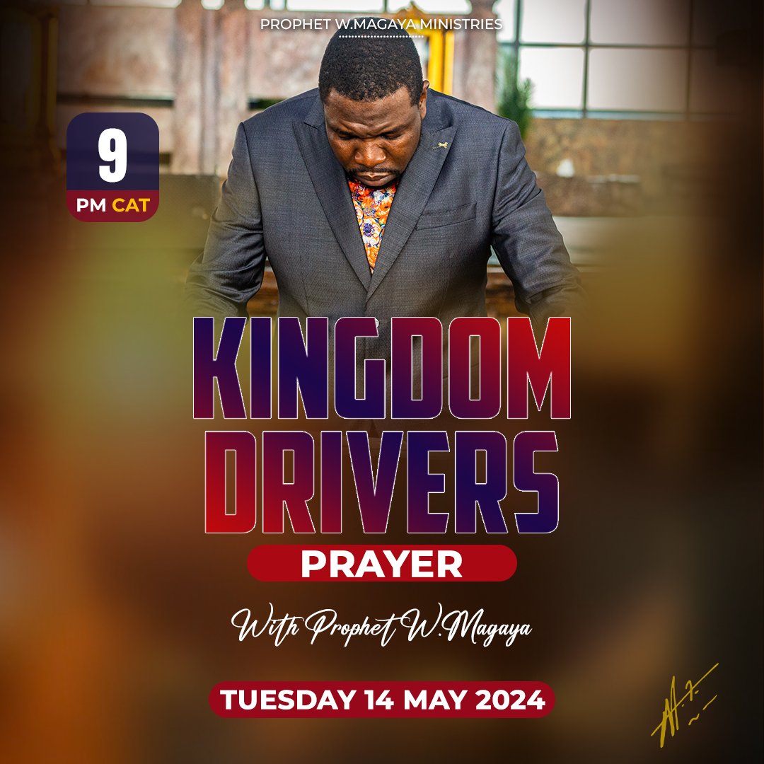 The Man of God shall be having a special prayer for Kingdom Drivers today.

Kingdom Drivers will connect online through a private link. 

May God bless all those who continue to sacrifice for the Kingdom of God to grow. 

𝐼𝐼 𝐶𝑜𝑟𝑖𝑛𝑡ℎ𝑖𝑎𝑛𝑠 9:10 𝑁𝐾𝐽𝑉