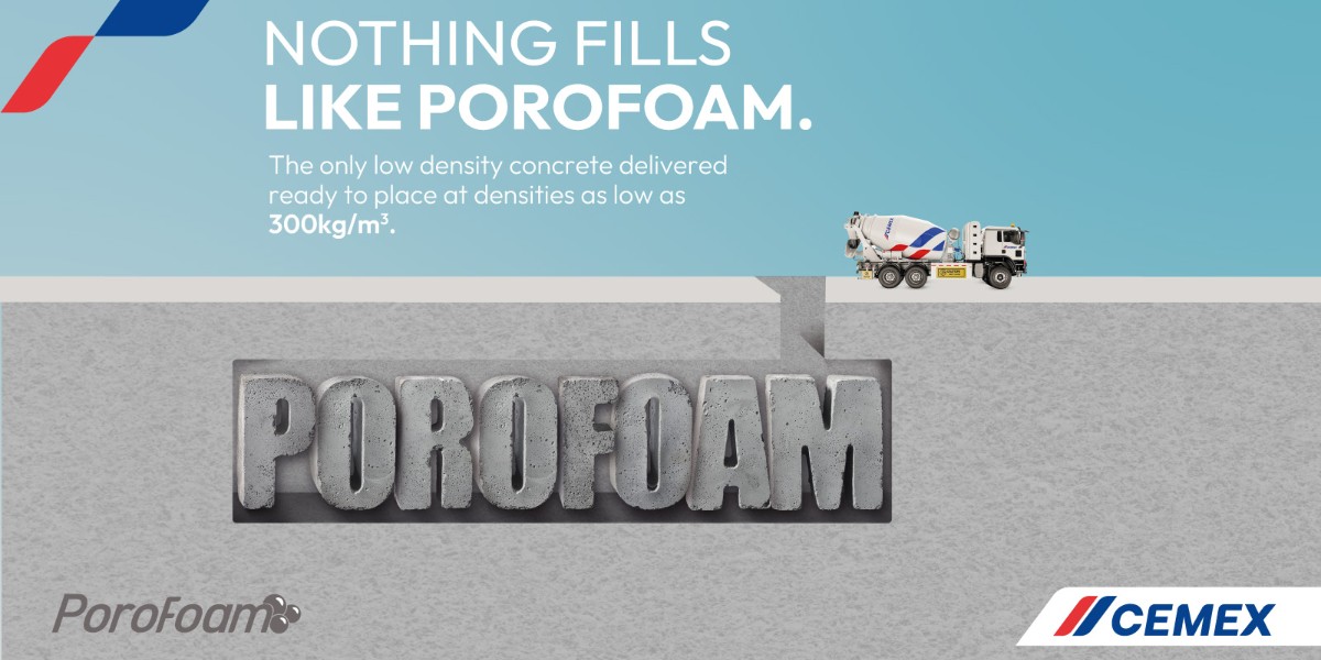 Porofoam is our range of low-density foamed concretes suitable for voidfill, stabilisation & other lightweight applications. It's delivered ready to place, without the need for specialised equipment on site, especially when space & access is limited. More brnw.ch/21wJKGn