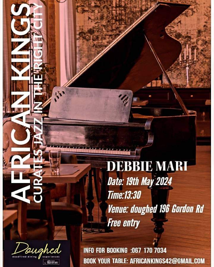 Pianist and vocalist Debbie Mari will be performing at Doughed on Sunday 19 May #jazzitoutsa #livejazz #Jazz #durbanvibes #ethekwini #blog #blogger #blogging