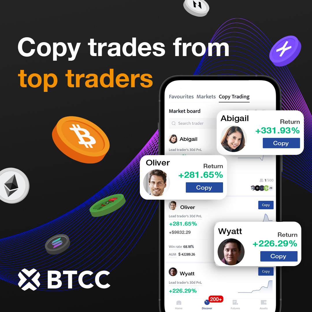 Their expertise. Your gains.

Let the experts grow your portfolio 😎

🔥 NEW: Enter our #BWTC2024 Copy Trading Competition to win a share of the 150,000 USDT prize pool!
bit.ly/3UZmSCE