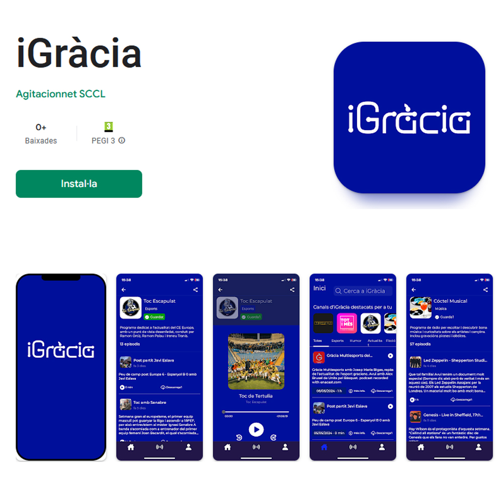 Plataforma comunicativa iGràcia tweet media