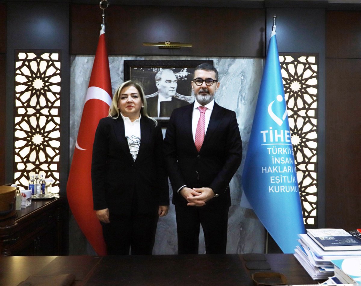 Kuzey Kıbrıs Türk Cumhuriyeti Yüksek Yönetim Denetçisi (Ombudsman) İlkan Varol, Başkanımız Prof. Dr. Muharrem Kılıç’ı ziyaret etti. @muharremkilic1 #TİHEK #İnsanHakları #HumanRights #KKTC #Ombudsman
