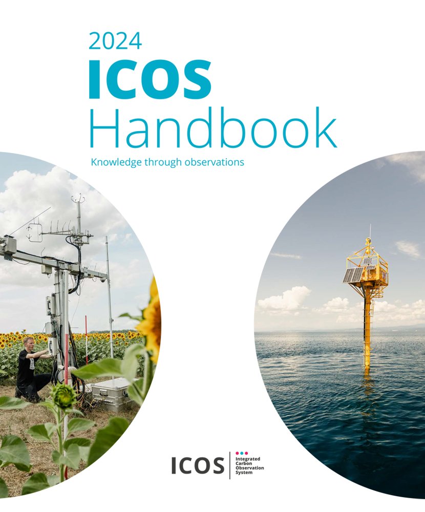 📢ICOS Handbook 2024 is out now! 📢

Read all about the #ResearchInfrastructure, the #GHGs observations network (including 🇮🇪 and 🇬🇷, our new member countries🥳) and so much more. 

The goal of this publication is to provide a comprehensive overview of ICOS for our community as