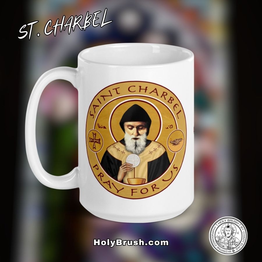 Catholic Saints #StMaroun #MarMaroun #StCharbel #SaintCharbel #MarCharbel #SaintRafqa #lebanesesaints #lebanon #maronite #Mug #CoffeMug & #teamug #Mugs #catholicsaints #byzantineicon #byzantineiconography etsy.com/shop/HolyBrush #christianmugs #Holybrush #ChadyELias