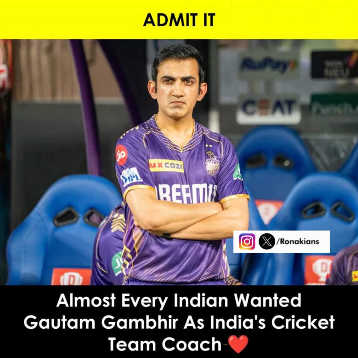 Gautam Gambhir As India's Coach 🔥

#GautamGhambir #indiancricketteam