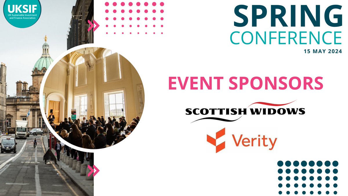 UKSIF's tweet photo. With the Spring Conference kicking off tomorrow, we want to dedicate our special thanks to our amazing sponsors @scottish_widows and @VerityPlatform for helping us making this event yet another success. 
#UKSIFSpring24
We looking forward to welcoming everyone there tomorrow. https://t.co/XLE2ikGdYj