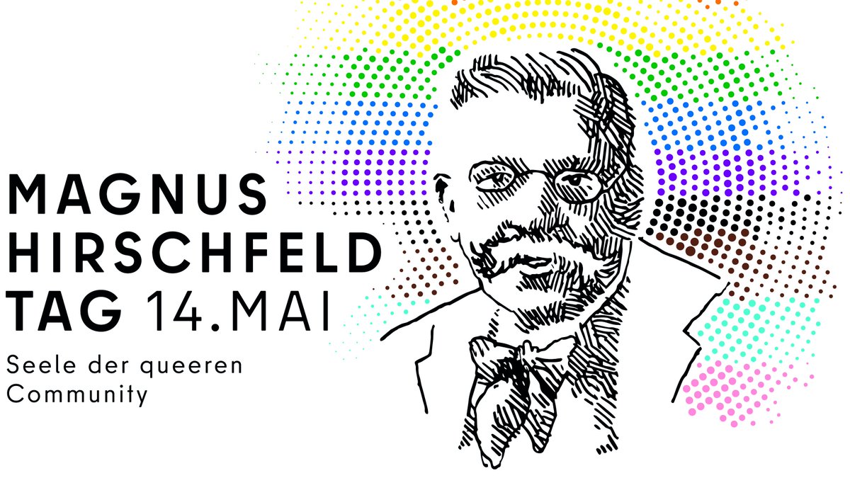 Am 14. Mai feiert das Land #Berlin erstmals den #MagnusHirschfeldTag! Auch die #HumboldtUniversität erinnert heute an den Arzt, Sexualwissenschaftler und Mitbegründer der weltweit ersten Homosexuellen-Bewegung 🌈
Mehr 👉magnus-hirschfeld-tag.de