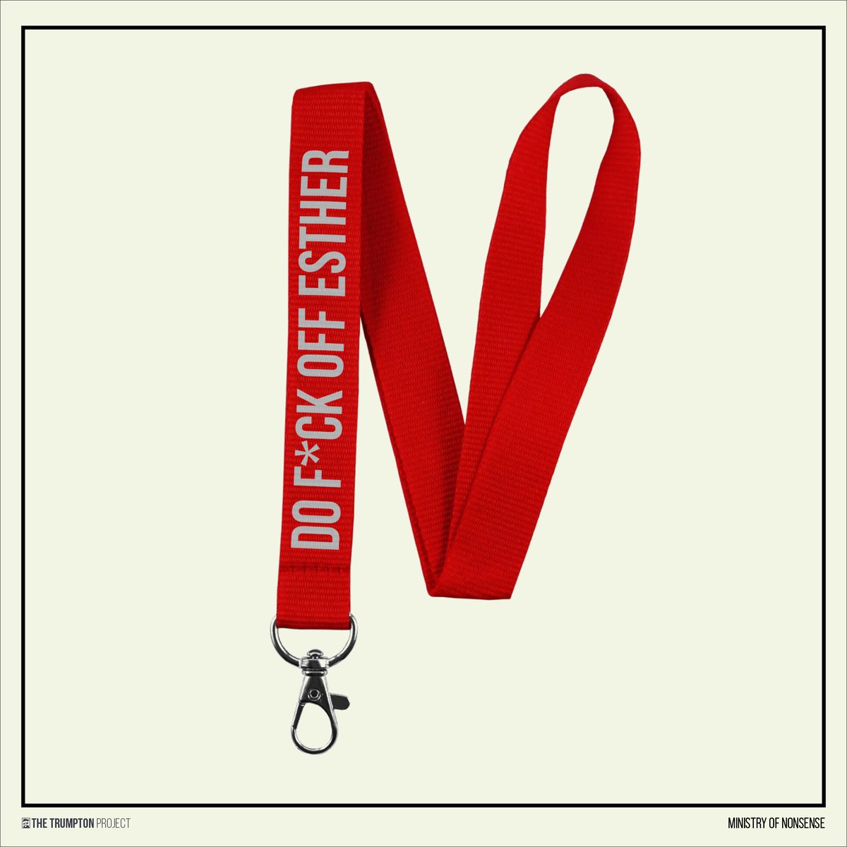 New #Lanyards available for Ministry of Nonsense staff